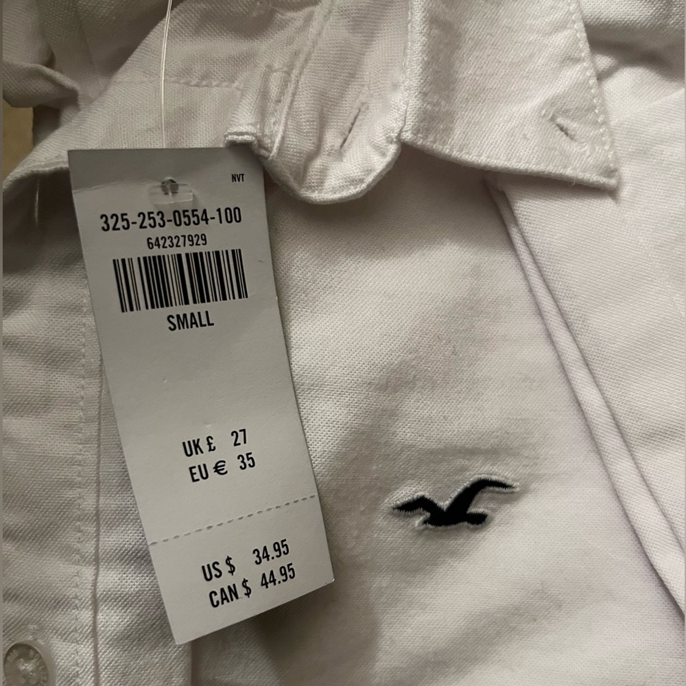 Hollister Short Sleeve Button Up (NWT)